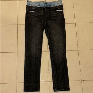 DL1961 Slim Black and Blue Jeans